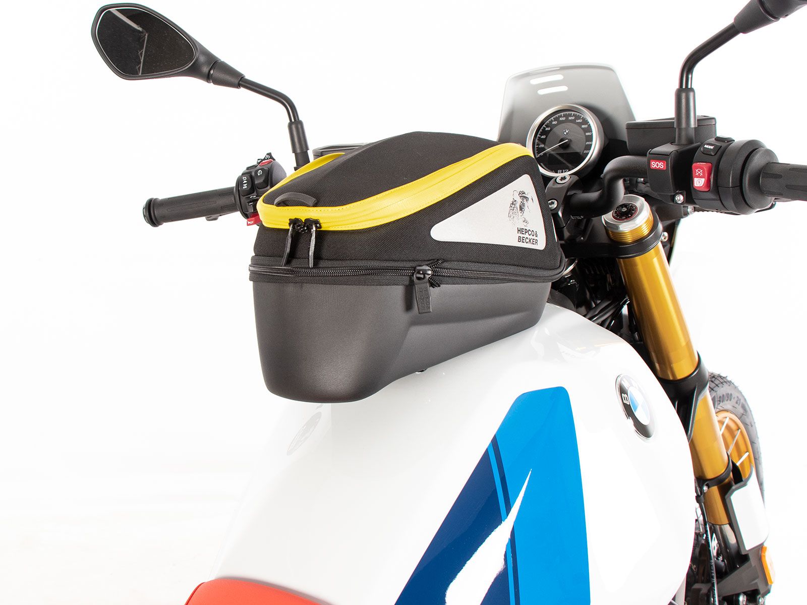 Anello serbatoio di base con blocco borsa serbatoio per BMW R 12 G/S (25-) Hepco & Becker