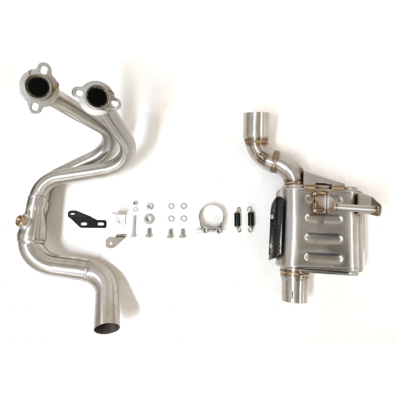 IXIL RB sistema completo con catalizzatore per Kawasaki Z 650 /RS, 650 Ninja (21-), nero, omologato E, Euro5