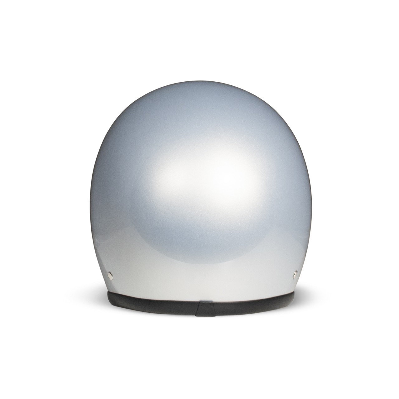 DMD casco jet Retro, argento, lucido, Ice, vetroresina, ECE 22.06