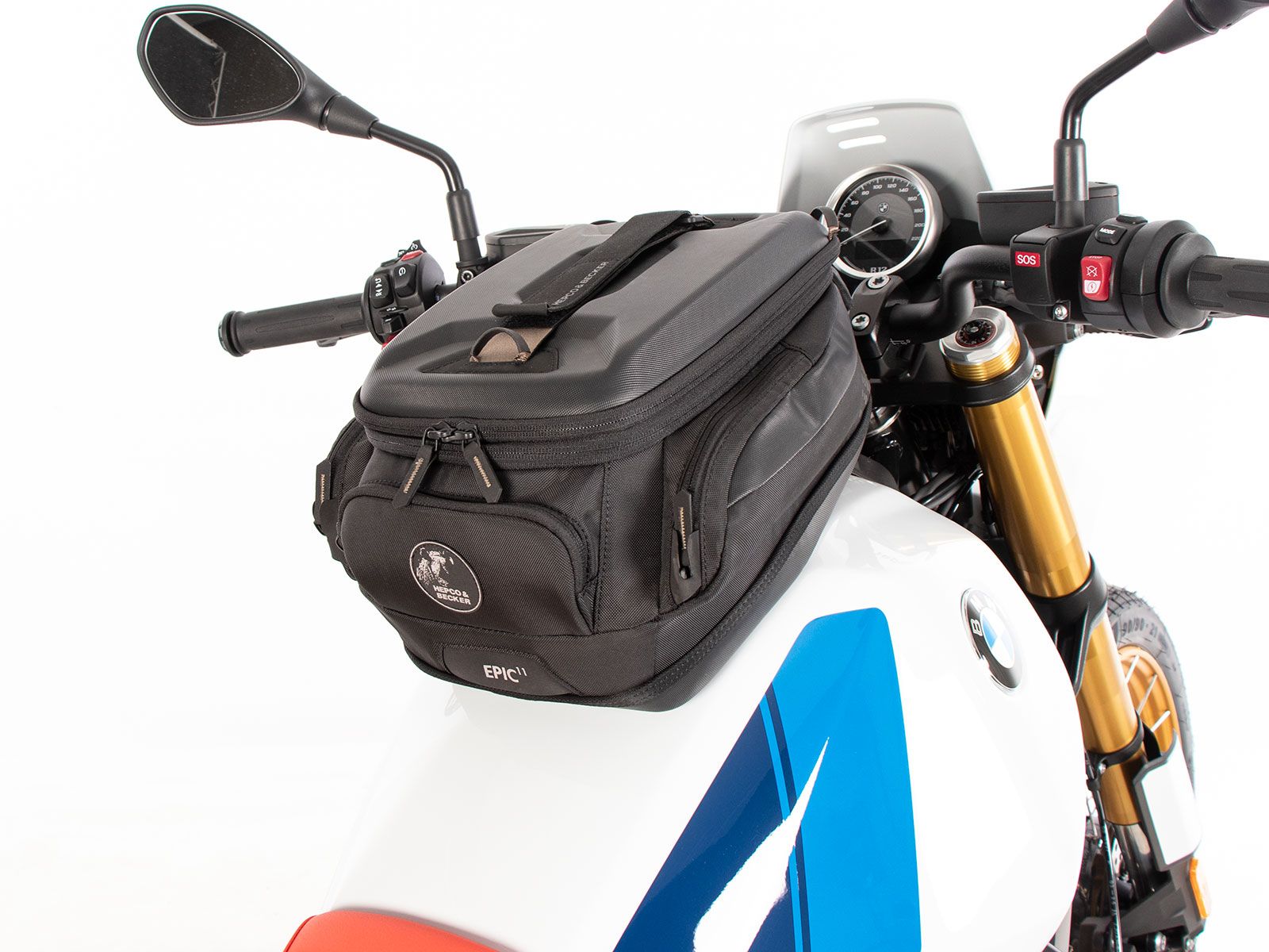 Anello serbatoio di base con blocco borsa serbatoio per BMW R 12 G/S (25-) Hepco & Becker