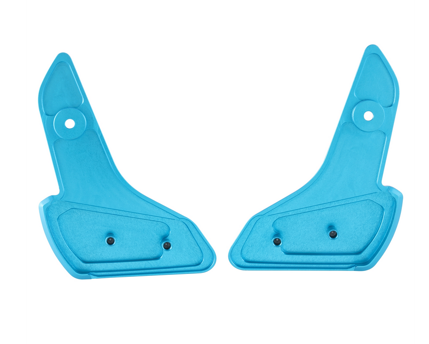 Poggiapiedi destro e sinistro per Vespa Primavera /Sprint 50-150ccm 2T/4T AC, blu opaco