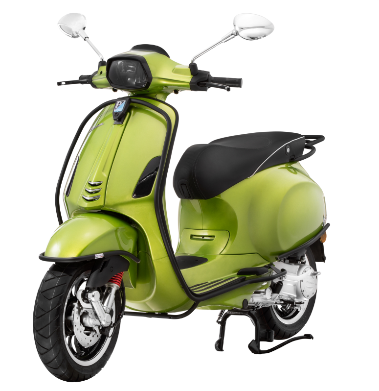 Paraurti anteriore per Vespa Primavera/Sprint/Elettrica 50-150ccm, nero opaco