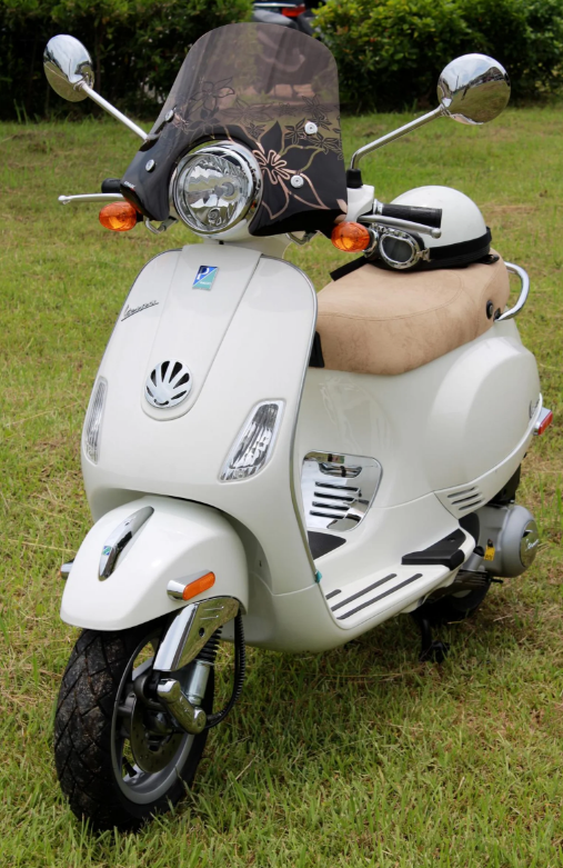 Clacson a cascata per Vespa LX/LXV 50-150cc, cromato