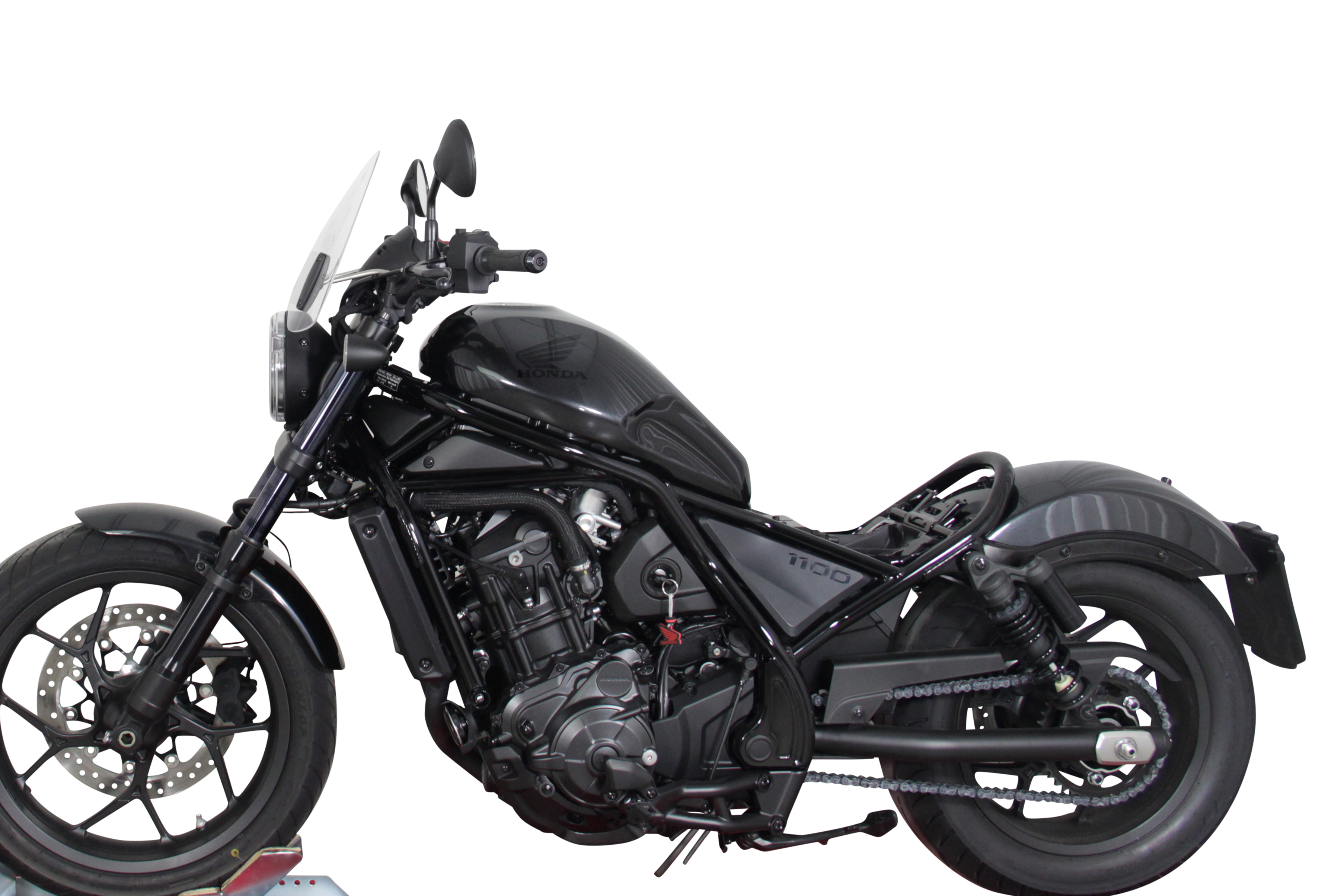 Cupolino Touring MRA "NTM" nero per Honda CMX 1100 Rebel (21-)