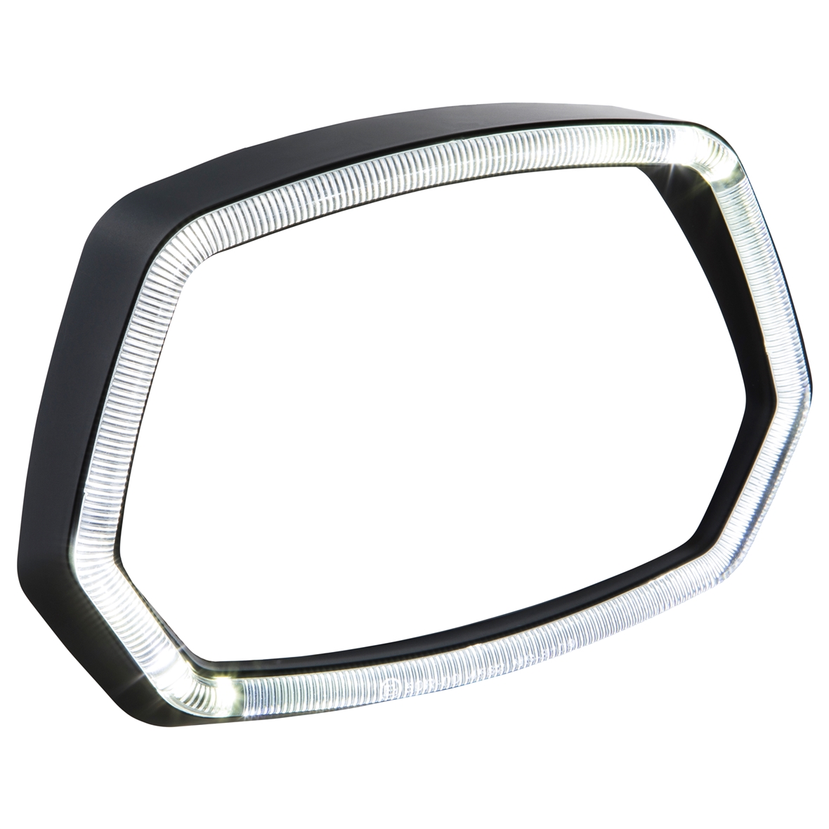 Anello lampada nero opaco Anello luce LED per Vespa Sprint 125/150cc 4T ('13-'18)