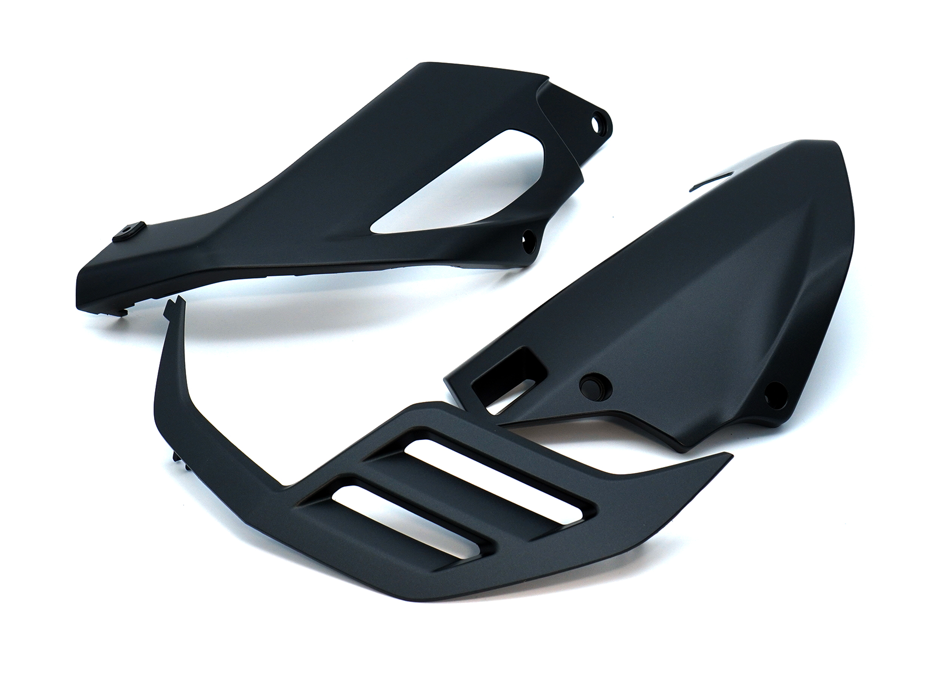 Spoiler di prua nero per Honda CB650R (Bj.19-)