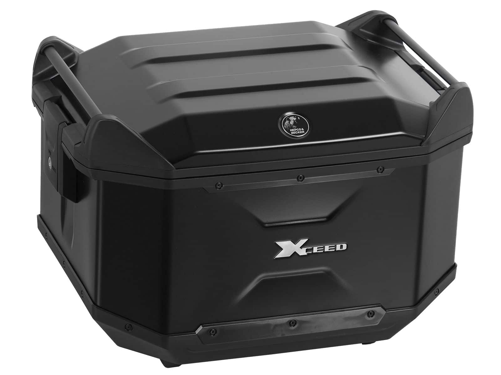 Baule posteriore in alluminio Xceed da 45 litri, nero, Hepco & Becker