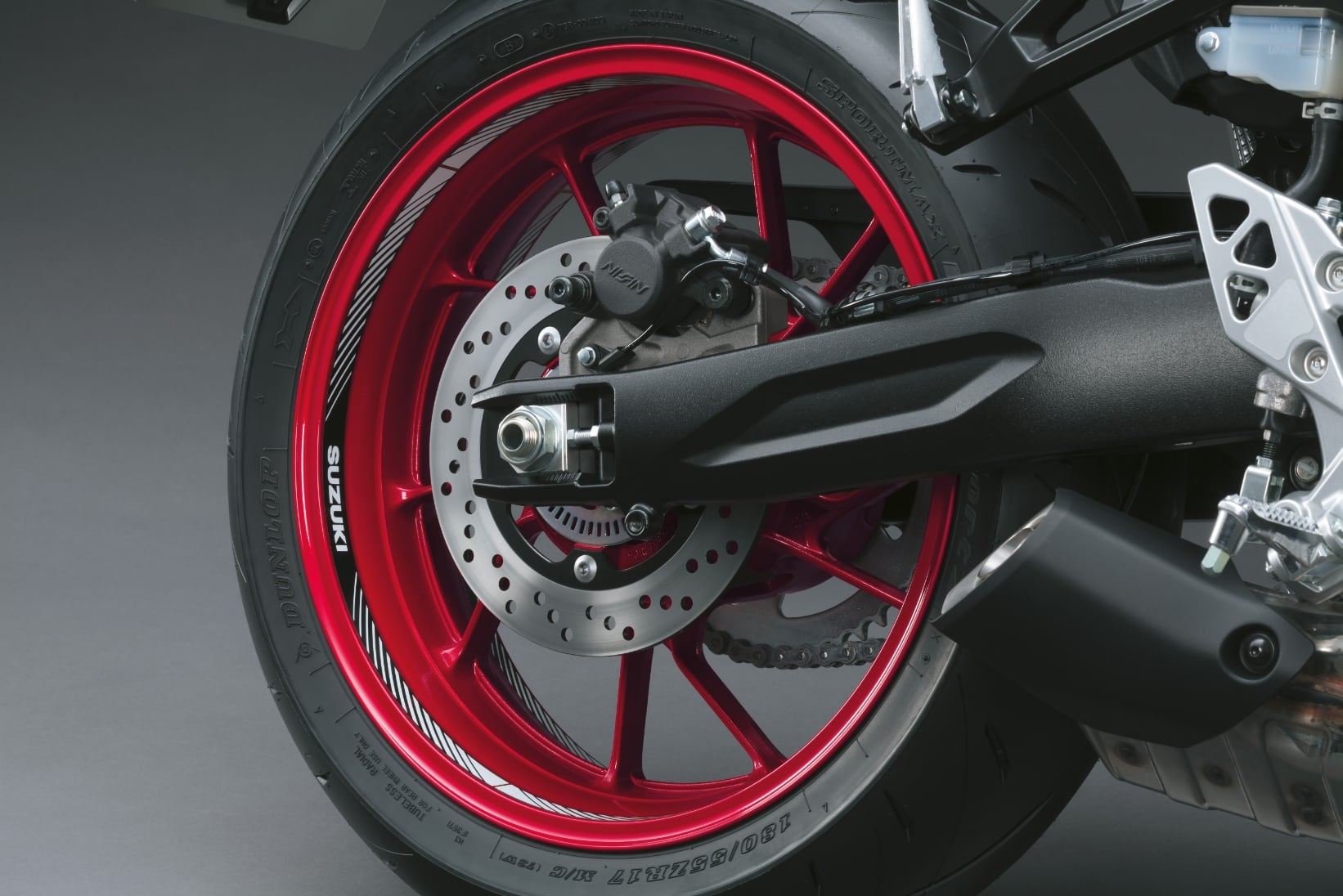 Decorazione per cerchioni bianco/nero per Suzuki GSX-8R (24-) / GSX-8T (25-) Originale
