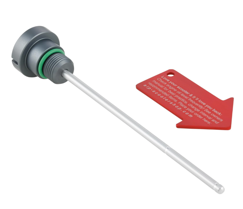 Tappo di riempimento olio motore per Vespa LX/S 3V i.e. 125-150ccm 4T AC, grigio opaco