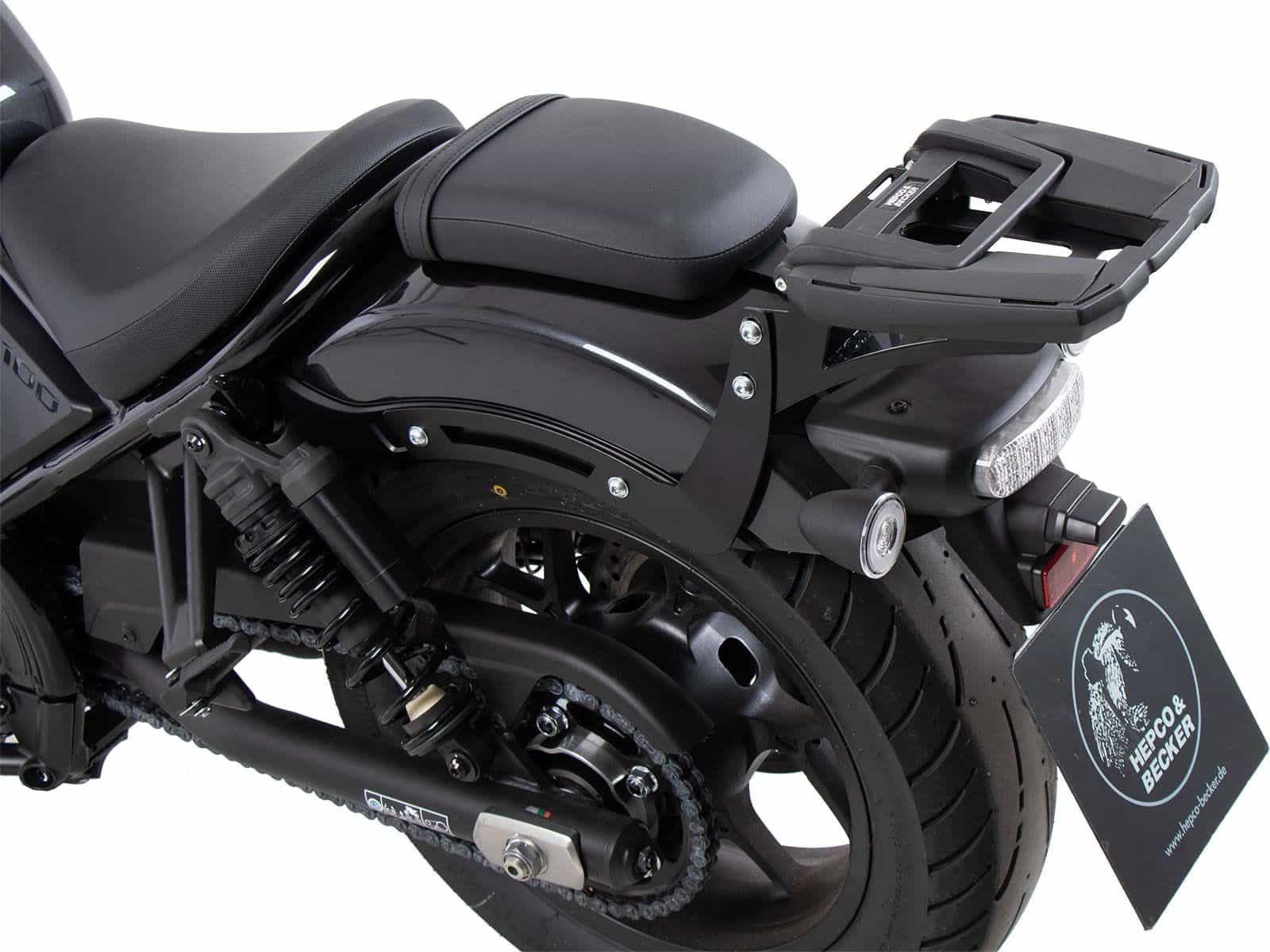 Portavaligie Easyrack nero per Honda CMX 1100 Rebel /DCT (21-24) Hepco & Becker