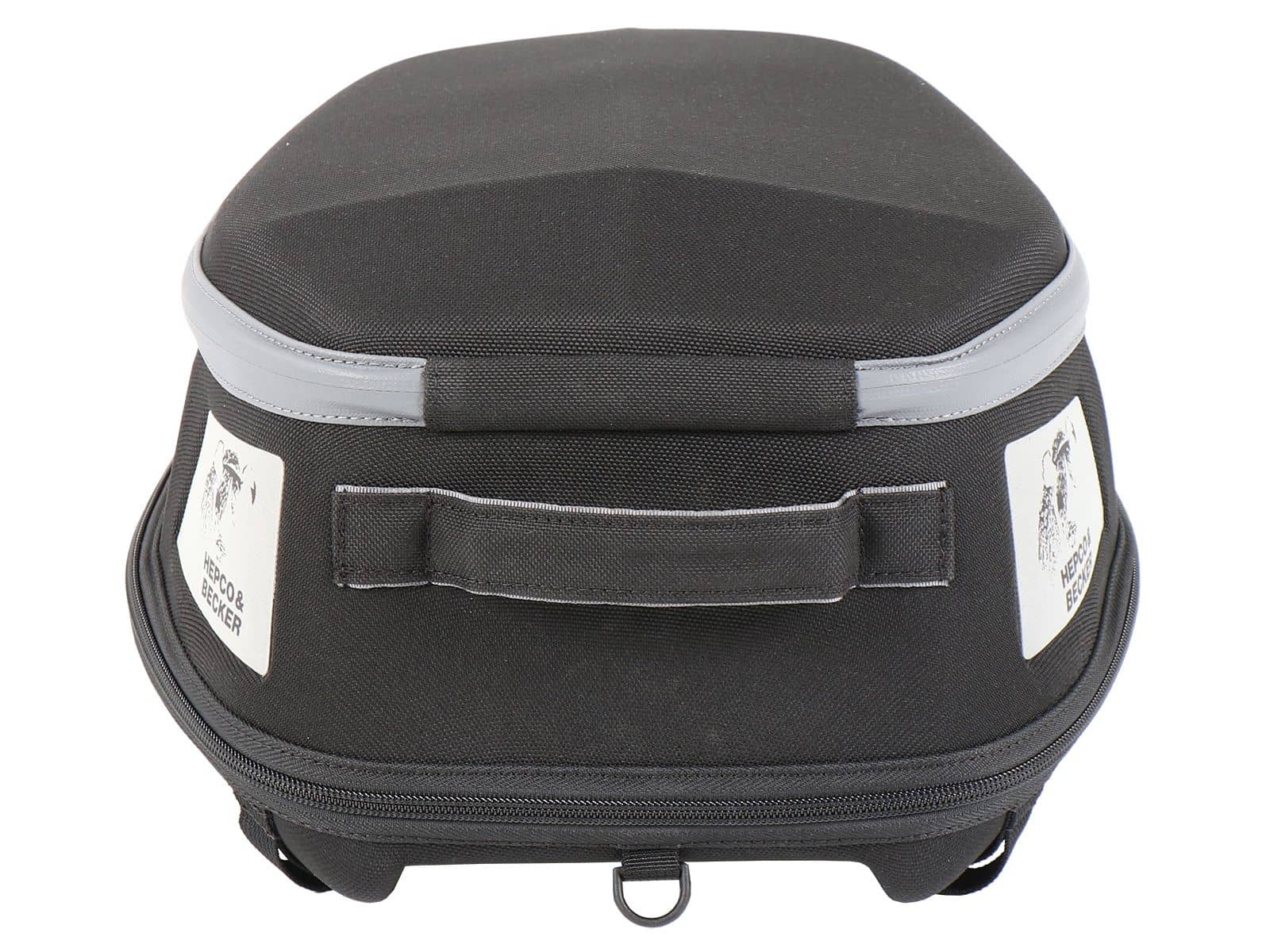 Royster Rearbag Sport borsa posteriore nera/grigia con attacco base Hepco & Becker
