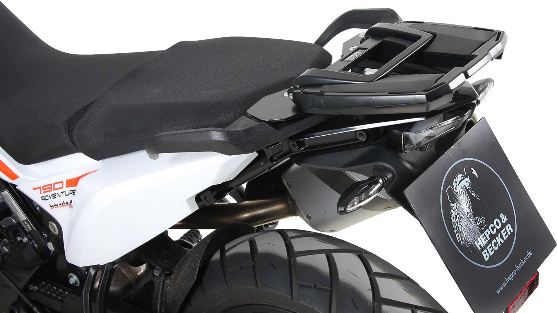 Portapacchi Easyrack per portapacchi originale KTM 890 Adventure (21-) Hepco & Becker