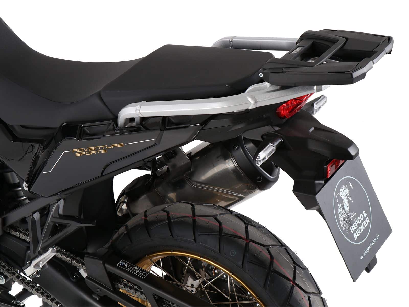 Easyrack portapacchi nero per Honda CRF 1100 Africa Twin Adventure Sports (24-) Hepco & Becker
