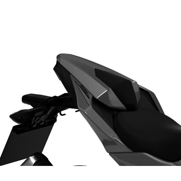 Coprisella passeggero "660 Metallic Spark Black" per Kawasaki Ninja /Z 125