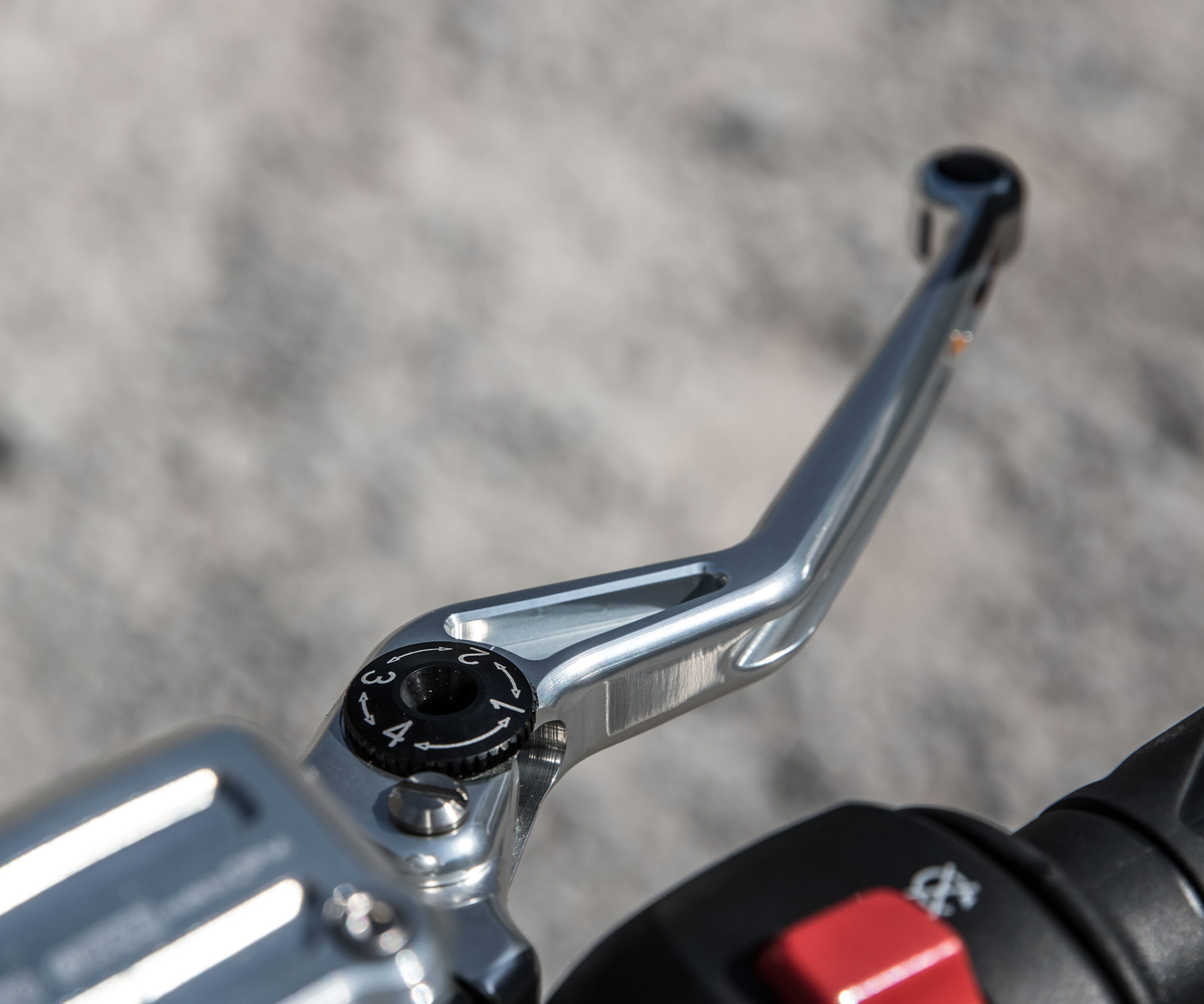 Leva del freno, alluminio, destra per Moto Guzzi V7 III / V7 850