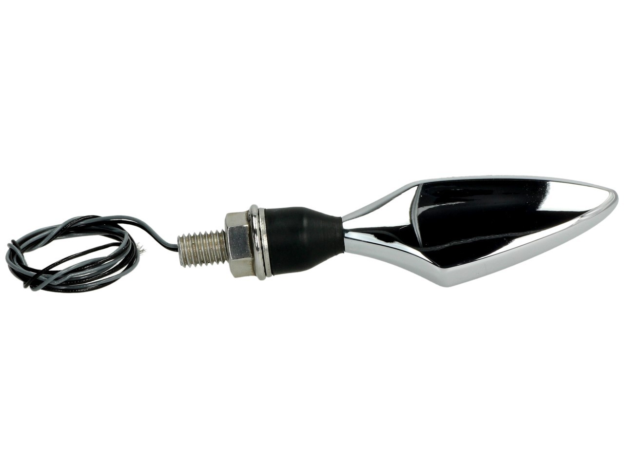 Indicatore Kellermann, Rhombus Extreme, acciaio, LED, VR/HL, 12 V, cromo lucido, M8x20, omologato E