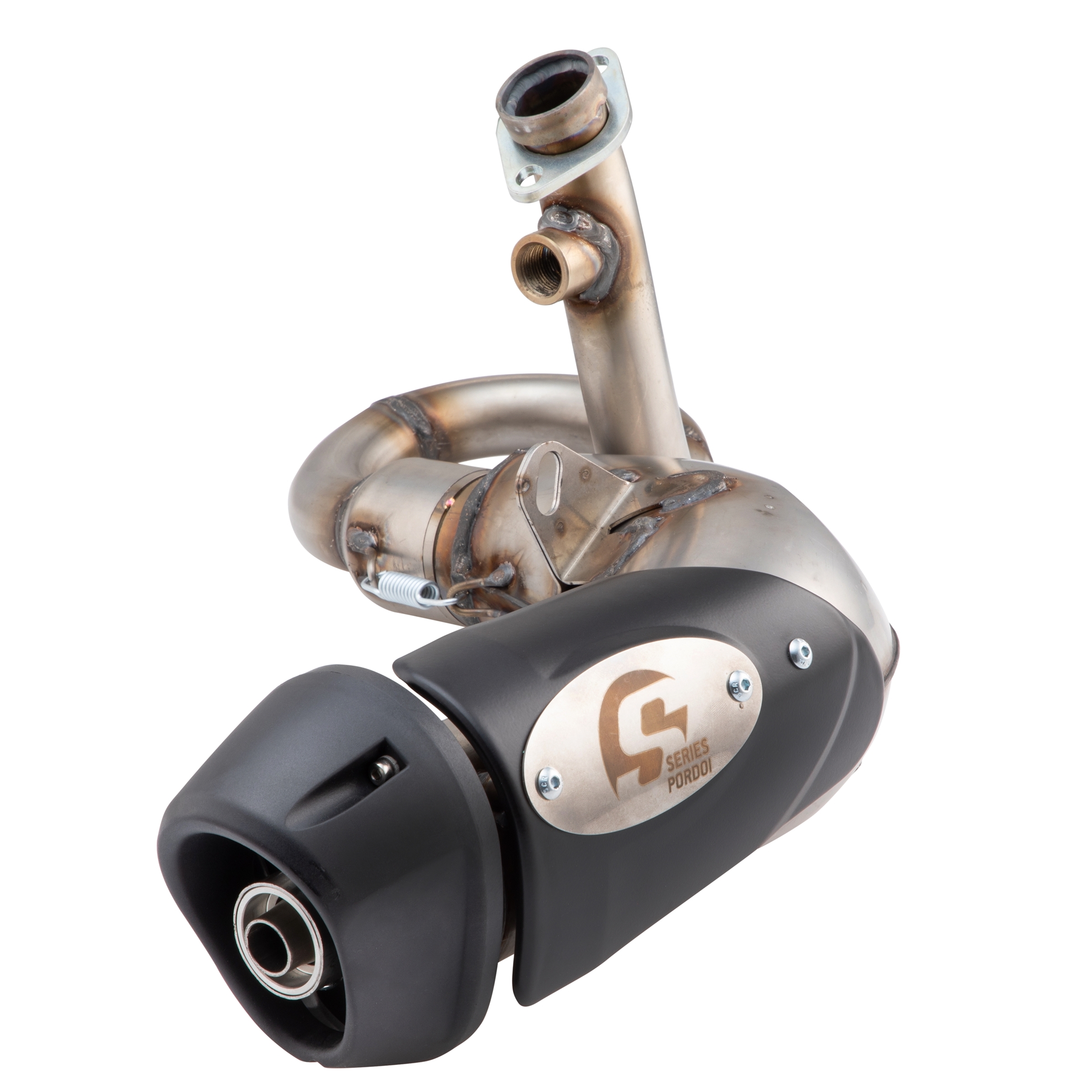 Scarico racing per Vespa GTS/​GTS Super/​GTV/​GT 60 125-300ccm i.e., 4T, LC, inox