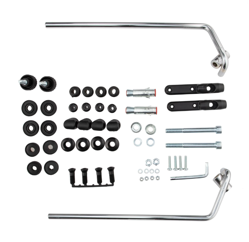 Materiale di montaggio parabrezza FACO "Twin-Screen" per Vespa Sprint 50-125ccm 2T/4T