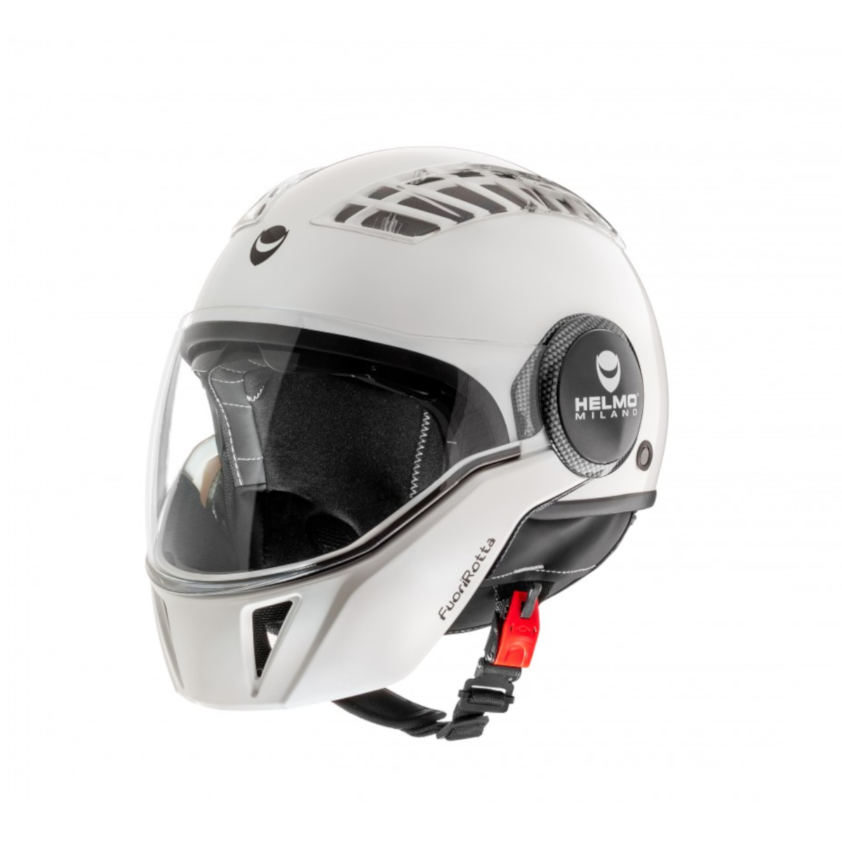 Casco integrale Helmo Milano, FuoriRotta, bianco