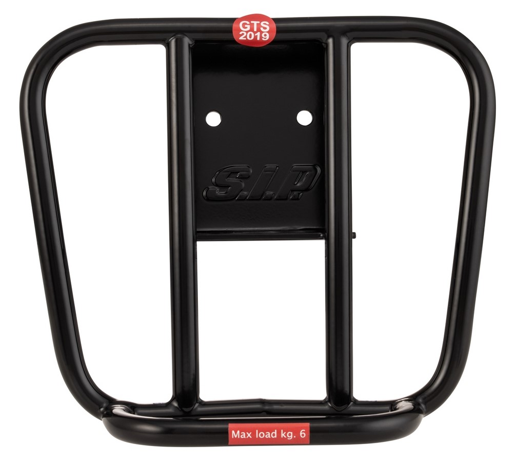 Portapacchi posteriore anni '70 per Vespa GTS / GTS Super HPE 125-300 ('19-), nero lucido