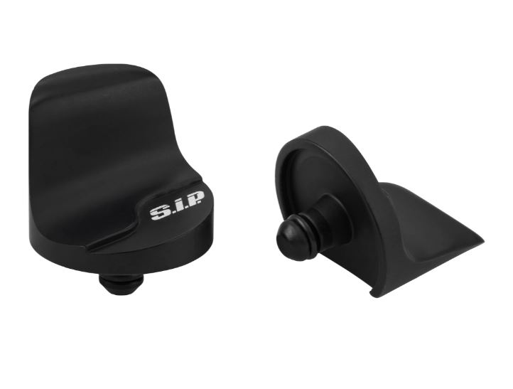 Copriforo per specchietto destro e sinistro per Vespa Primavera/Sprint/Elettrica 50-150cc, nero opaco
