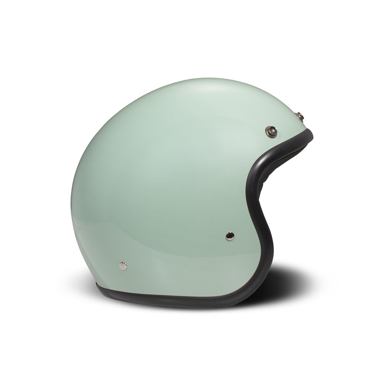 Casco jet DMD Retro, nuovo, lucido, Lattementa, vetroresina, ECE 22.06