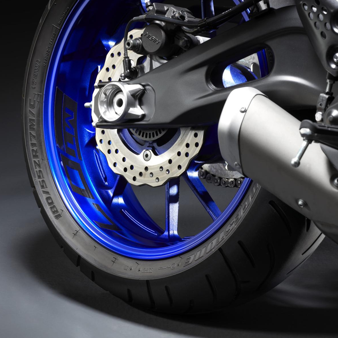 Adesivo riflettente per ruota posteriore per MT-07 (Bj.21-) Originale Yamaha