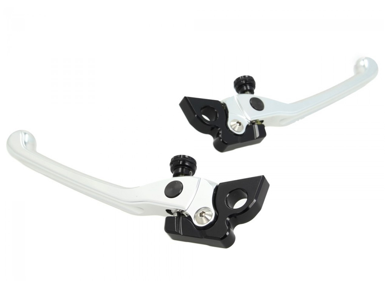 Kit manubrio, alluminio, anodizzato, set maniglie, leve e terminali manubrio per Vespa GTS