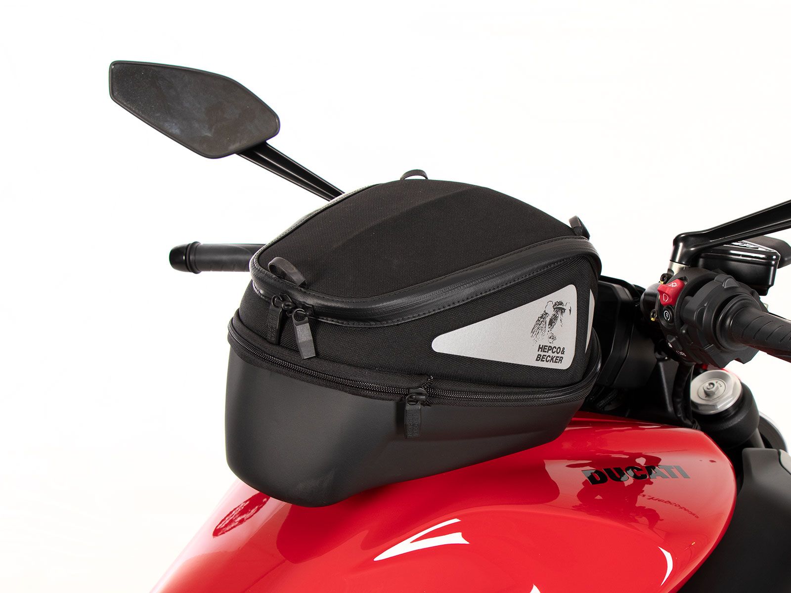 Anello serbatoio di base con blocco borsa serbatoio per Ducati Diavel V4 (23-) Hepco & Becker