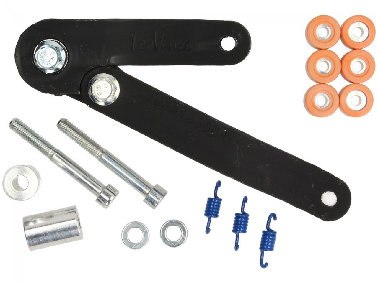 LeoVince Sistema di scarico Touring, Acciaio, Sistema completo per Aprilia / Piaggio