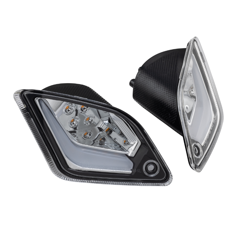 Kit indicatori di direzione anteriore e posteriore per Vespa GTS/GTS Super/GTV 125-300cc, trasparente