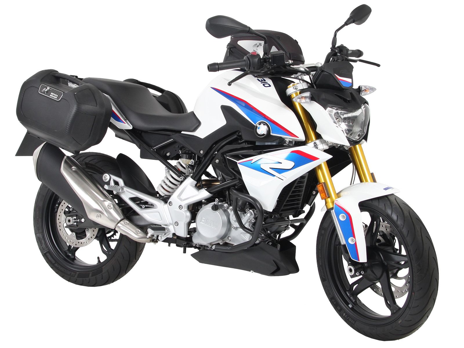 Anello serbatoio di base incl. unità di bloccaggio borsa serbatoio per BMW G 310 R (16-) Hepco & Becker