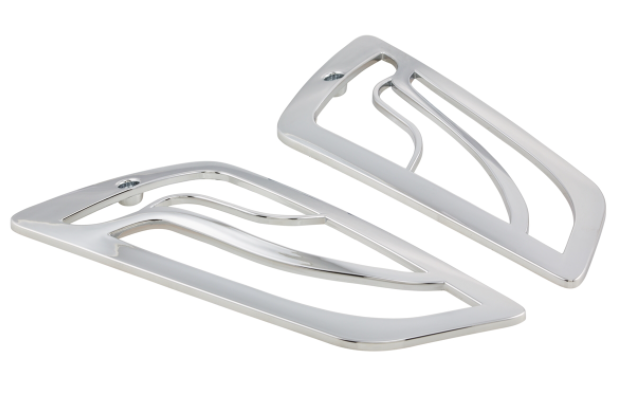 Griglia indicatore di direzione destra e sinistra, anteriore per Vespa GTS/GTS Super/GTV/GT 60/GT/GT L, cromata