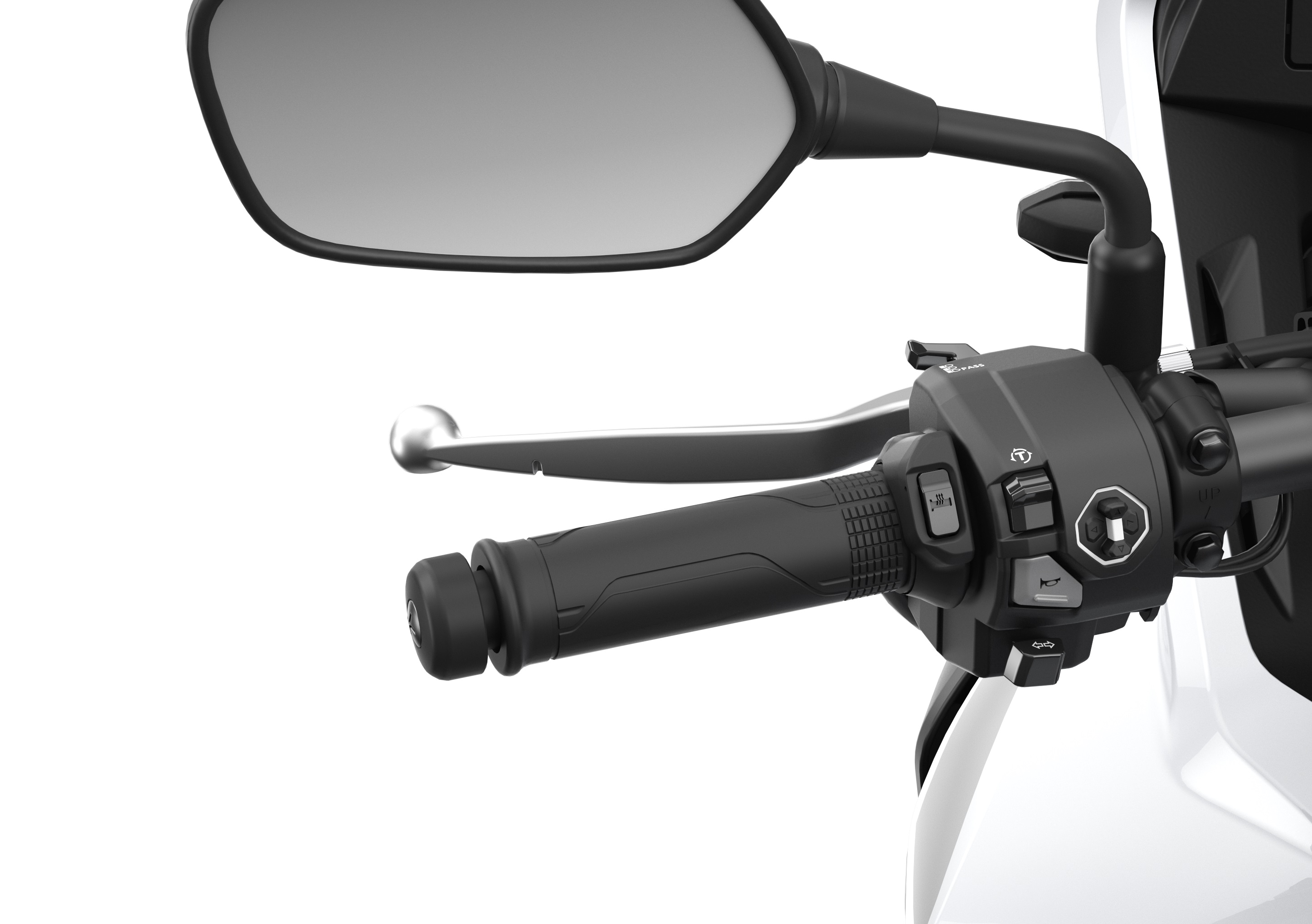 Manopole riscaldate (incluso kit di montaggio) per Honda CB 500 Hornet (24-) Originale