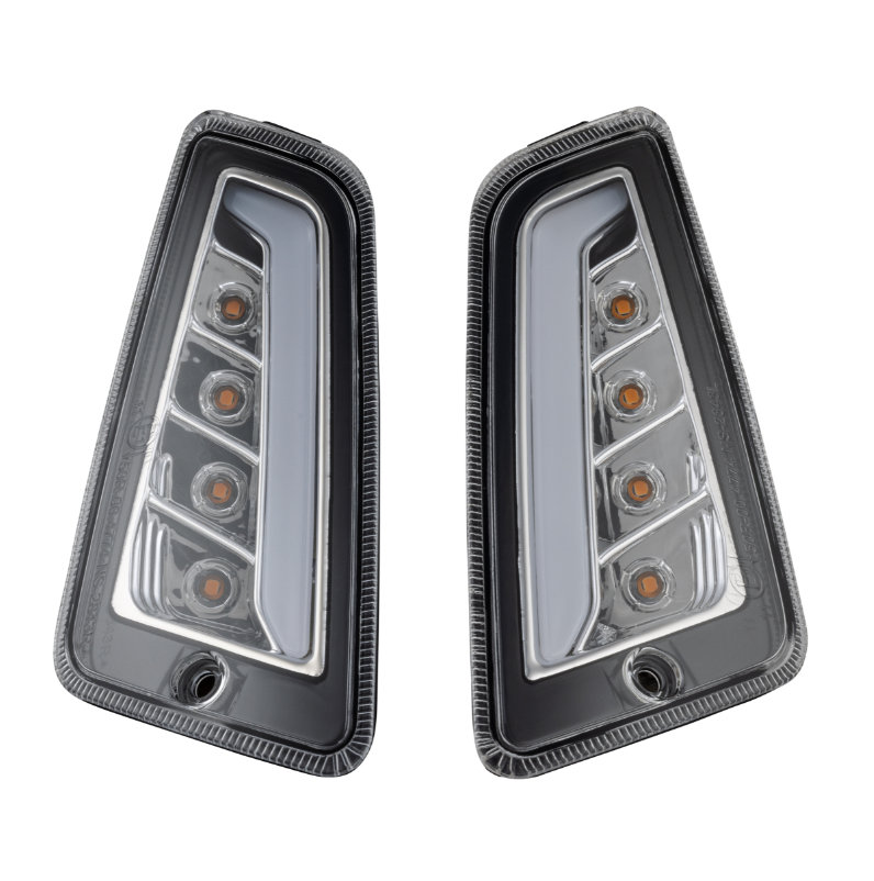 Kit indicatori di direzione anteriore e posteriore per Vespa GTS/GTS Super/GTV 125-300cc, trasparente