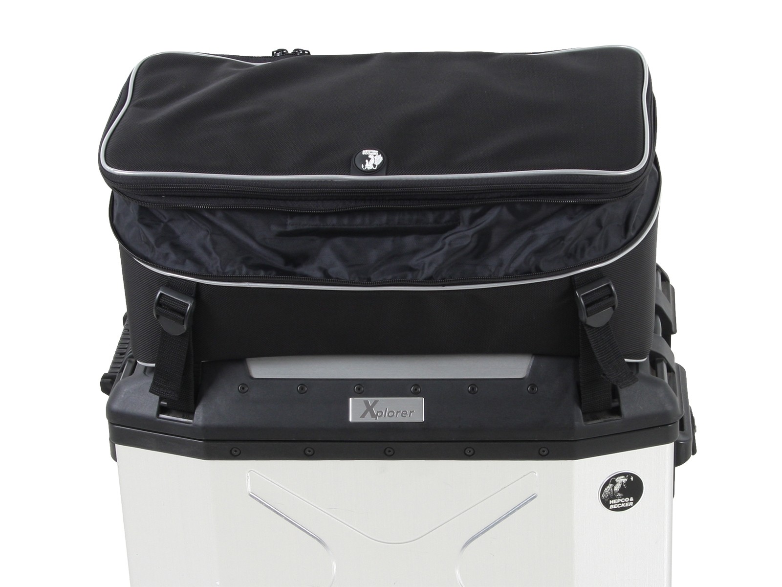 Borsa superiore per valigia laterale Xplorer 40 coperchio (12-19L) Hepco & Becker