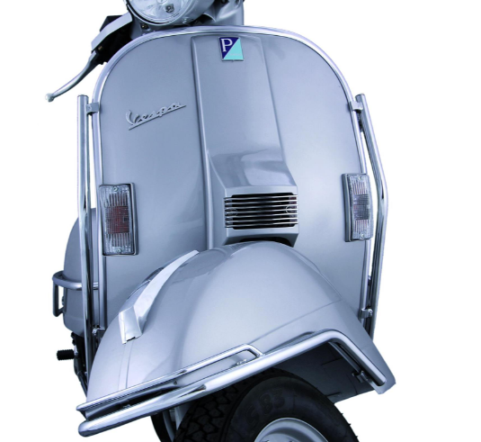 Paraurti anteriore Traveller per Vespa PX 80-200cc, cromato