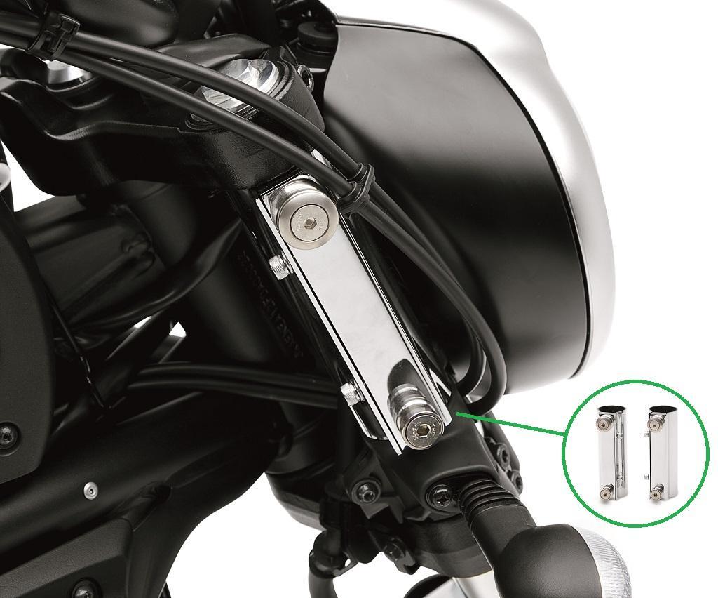 Cupolino CAFE STYLE colorato a sgancio rapido per Vulcan S (Bj.15-19) originale Kawasaki