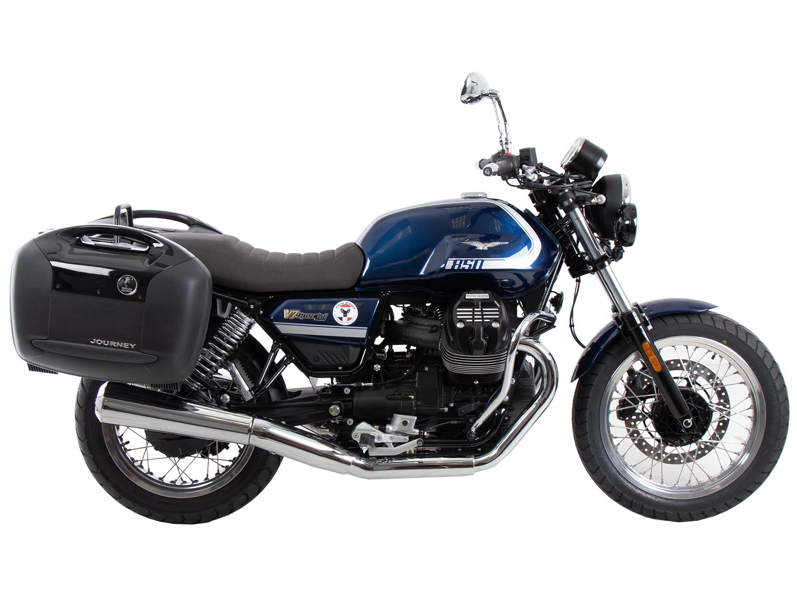 Portapacchi nero per Moto Guzzi V7 Special/Stone/Centenario (21-24) Hepco & Becker