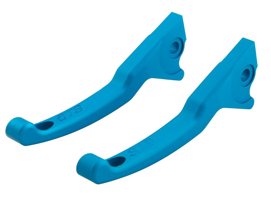 Set di leve sportive freno Shorty per Vespa, destra e sinistra, blu opaco