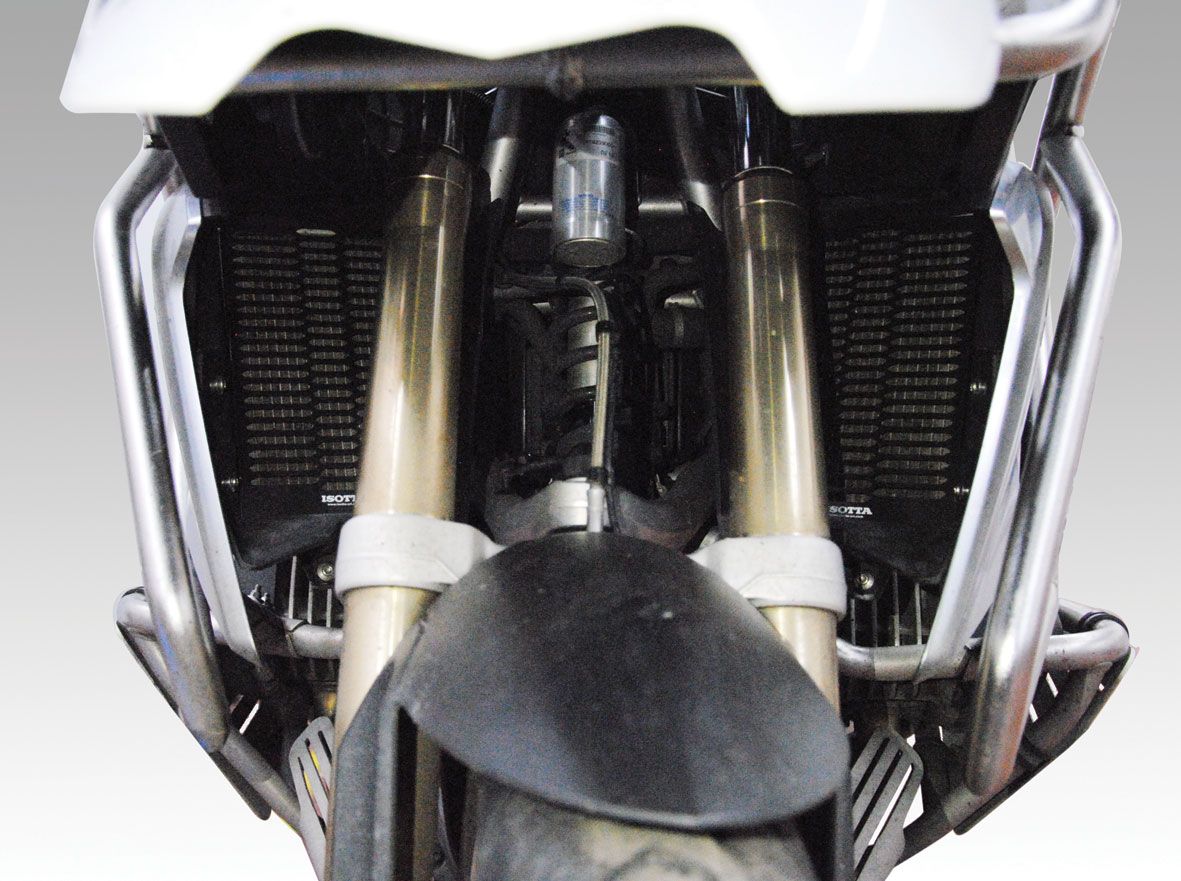 Griglia del radiatore per BMW R 1200 GS LC /Adventure LC, alluminio, nero