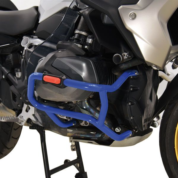 Barra di protezione inferiore per BMW R 1250 GS, ferro, blu