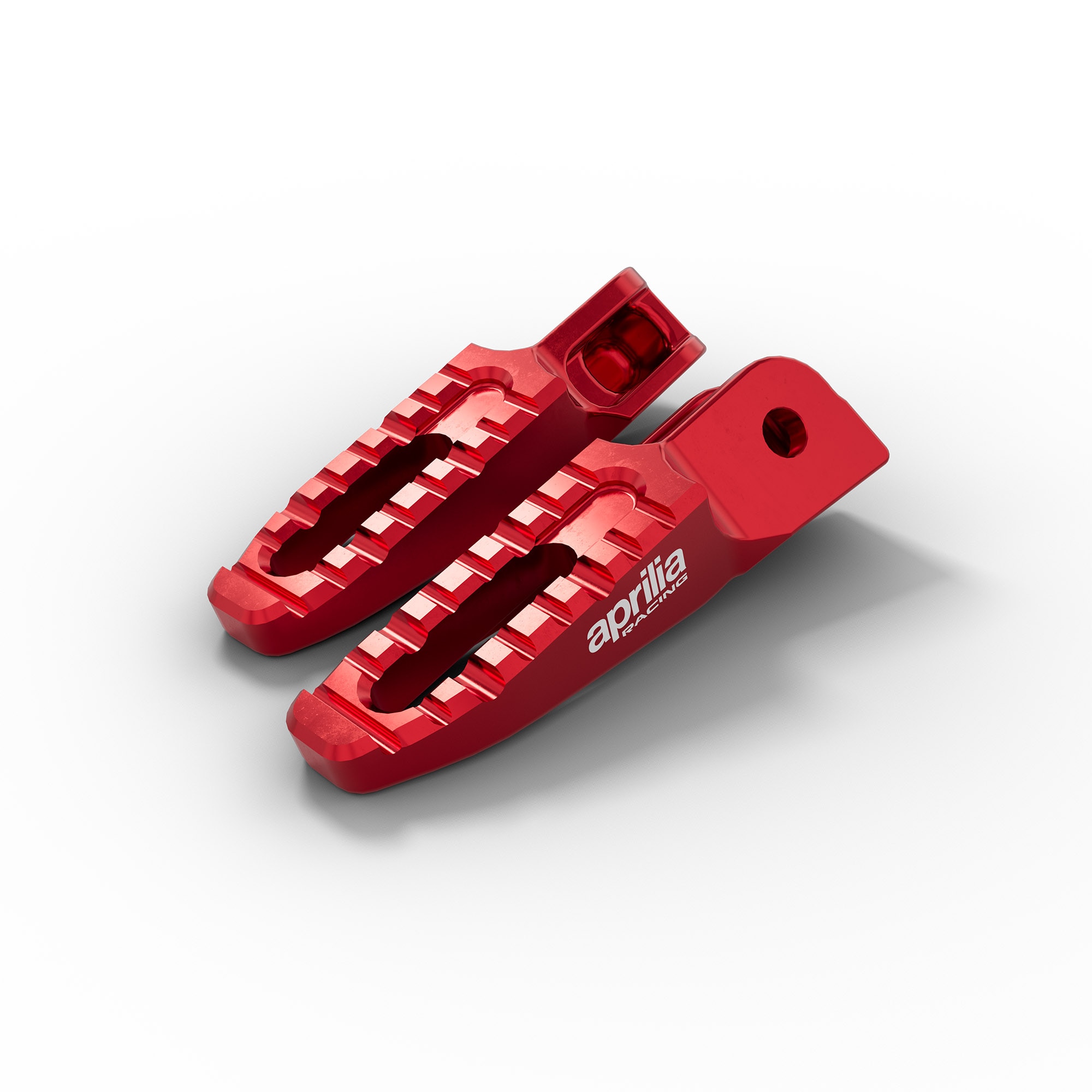 Poggiapiedi in alluminio rosso per Aprilia 457 (24-) / Tuono 457 (25-)