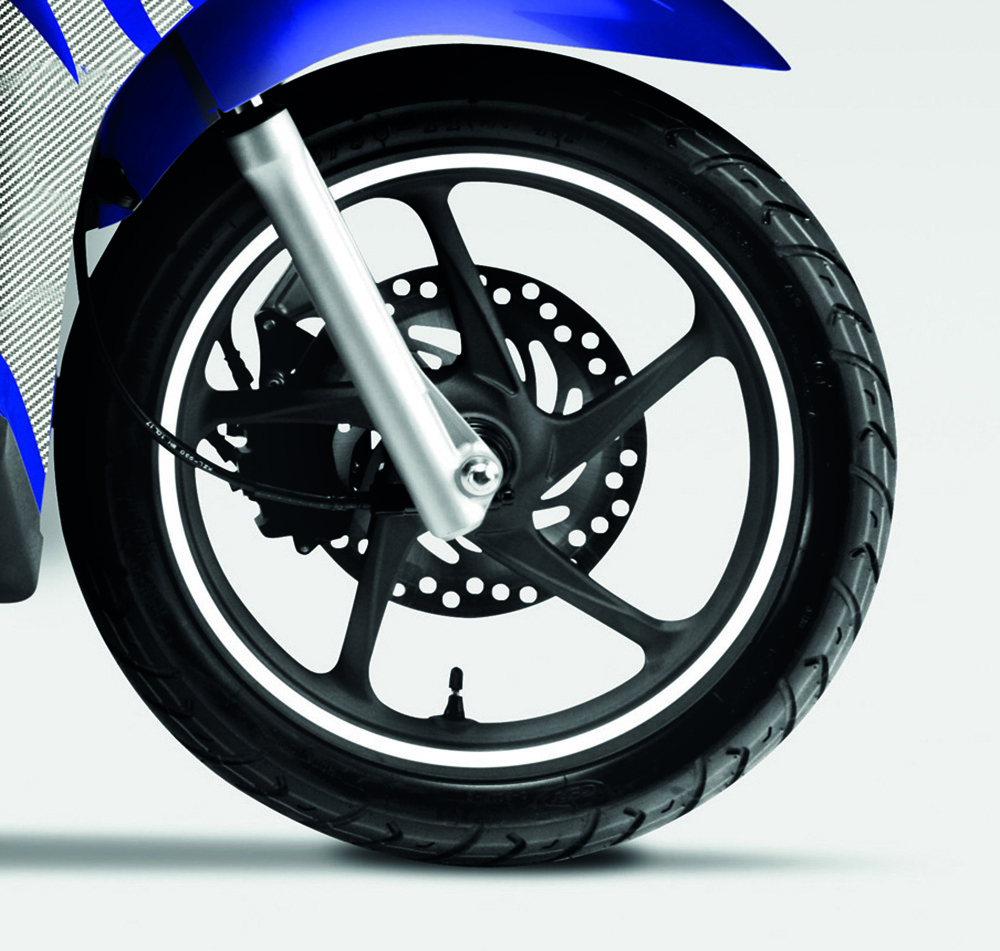Set di adesivi decorativi per cerchioni originali Honda PCX/ Vision50/ Vision110 bianchi