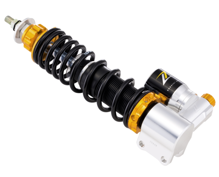 Ammortizzatore "Black Edition", anteriore per Vespa Primavera/Sprint 50 -150cc ('17-), argento/arancio/nero
