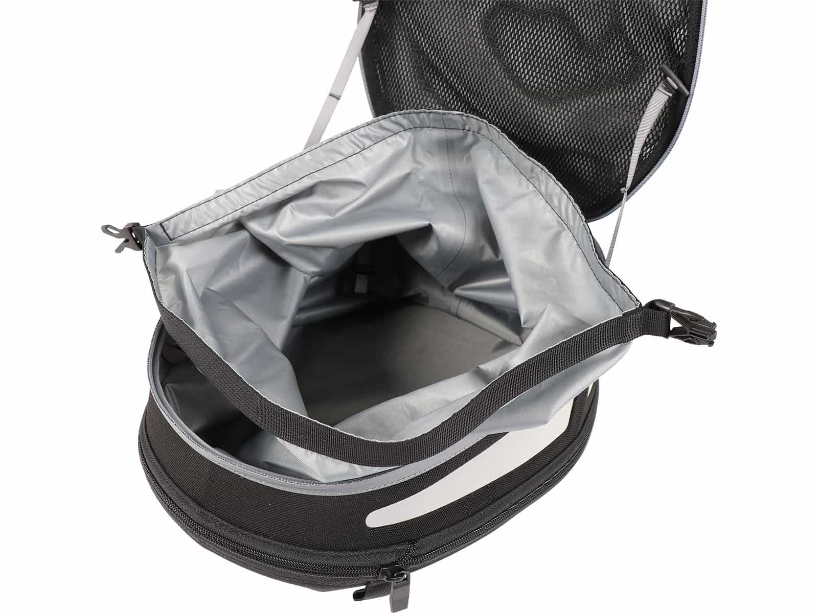 Royster Rearbag Sport borsa posteriore nera/grigia con attacco base Hepco & Becker