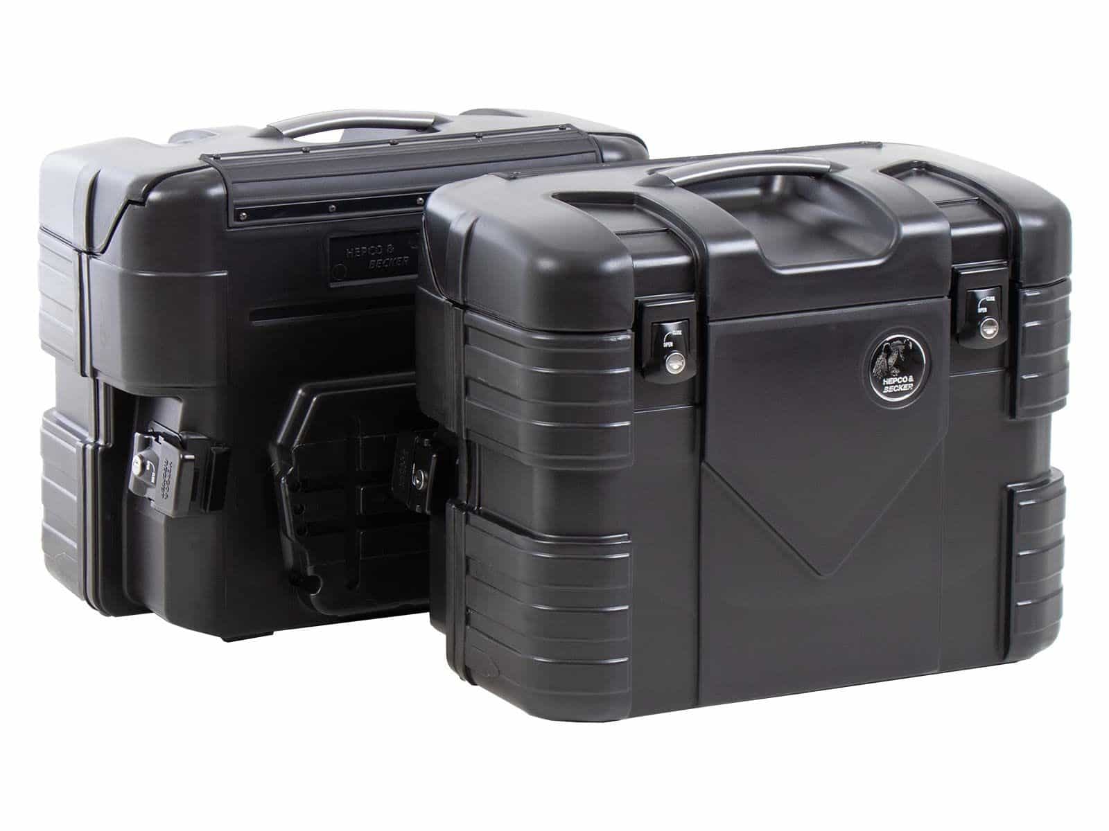 Set di valigie laterali Gobi nero Hepco & Becker