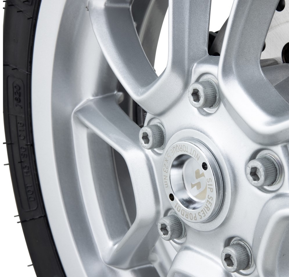 Parapolvere 12" cerchio anteriore per Vespa GTS/GTS Super/GTV/GT 125-300ccm, cromo