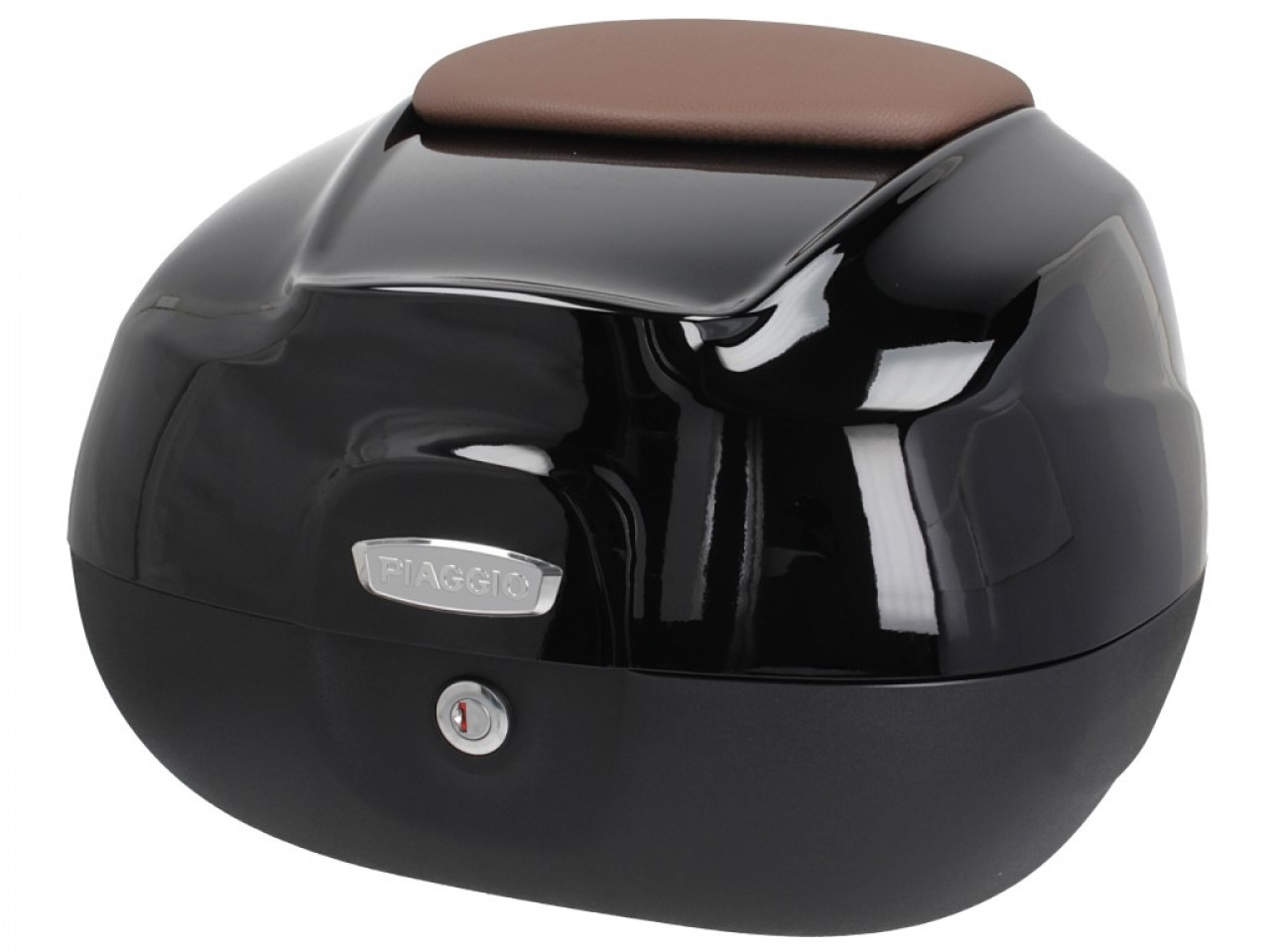 Bauletto 37L per Beverly Original Piaggio - NERO LUCIDO 90/B