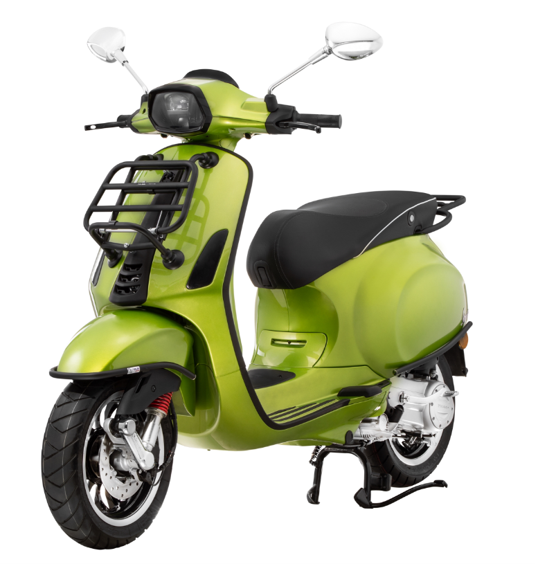 Paraurti anteriore per Vespa Primavera/Sprint/Elettrica 50-150ccm, nero opaco